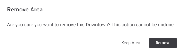 Remove area