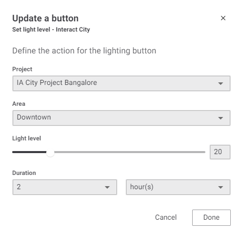 Update a button